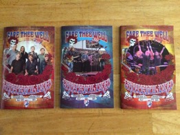 Fare Thee Well Show Programs from all 3 days